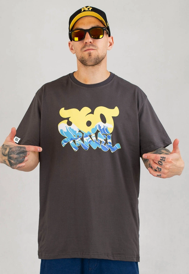 T-shirt 360CLTH Travel szary