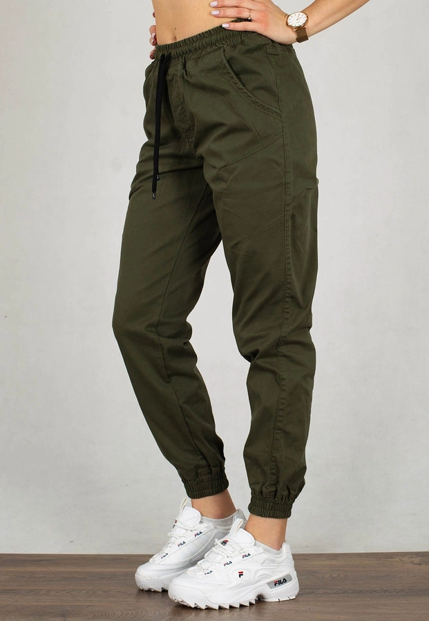 Spodnie Diamante Wear Jogger Classic Unisex Crew khaki