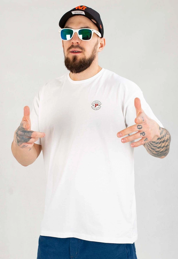 T-shirt Patriotic College Basic biały