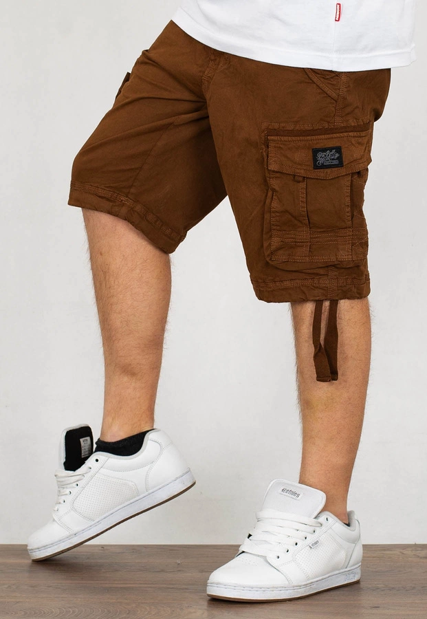 Spodenki Pit Bull Cargo Short Carver brązowe