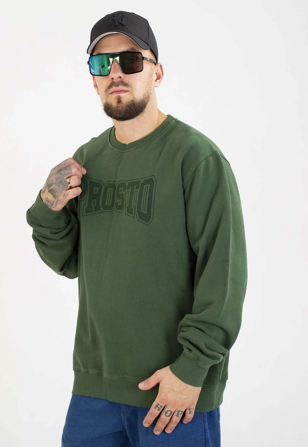Bluza Prosto Bez Kaptura College khaki