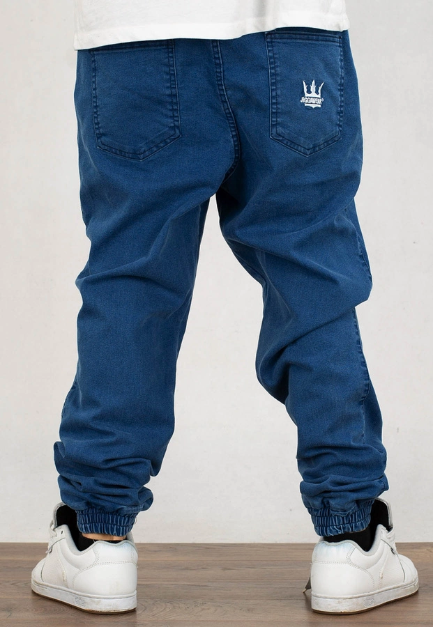 Spodnie Jigga Wear Crown blue jeans