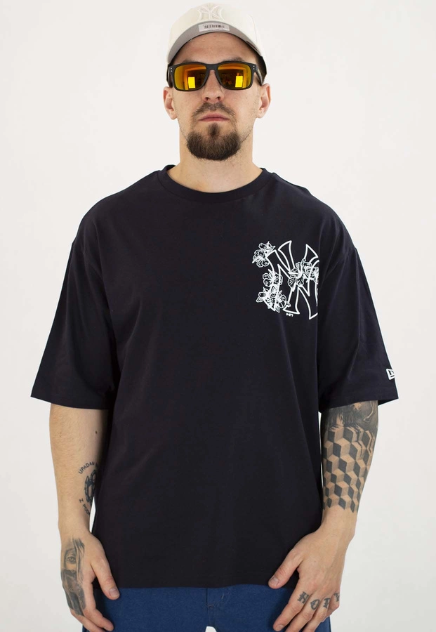 T-shirt New Era MLB Floral 60667724 granatowy
