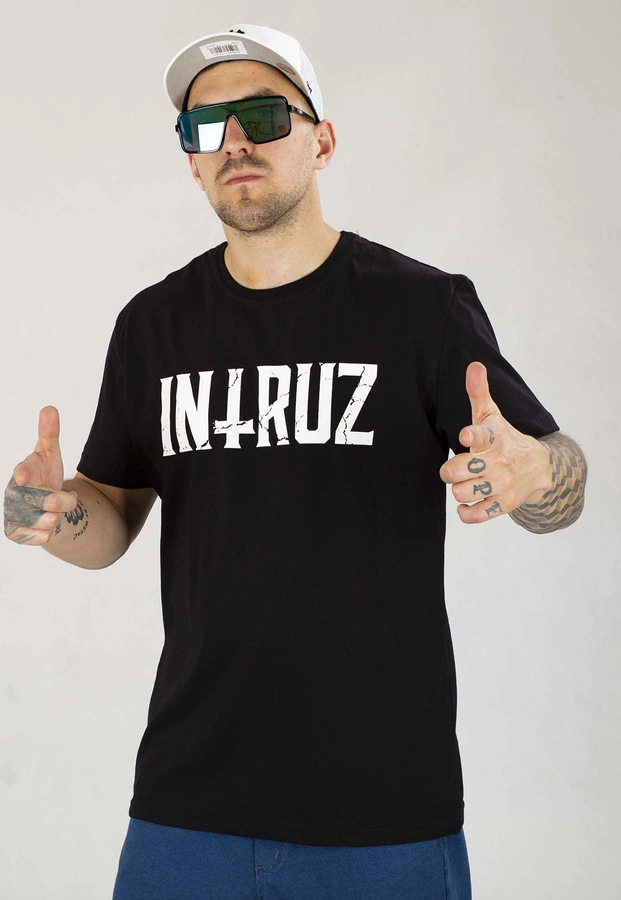 T-shirt Intruz Lokalny Klasyk czarny