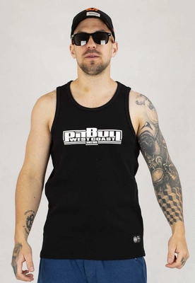 Tank Pit Bull Rib Classic Boxing czarny