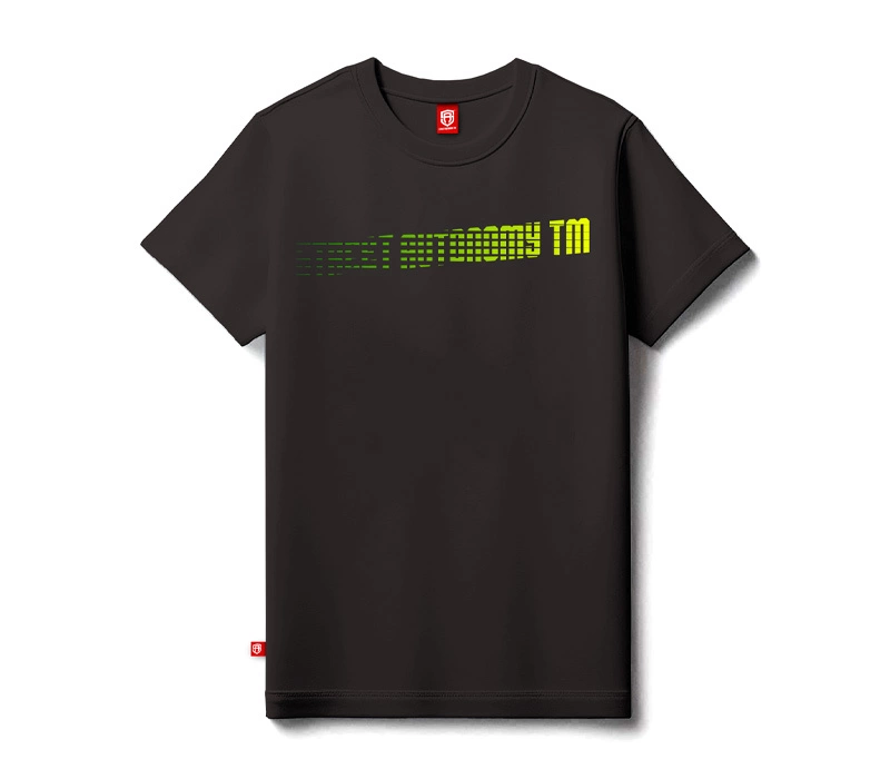 T-shirt Street Autonomy Backteam czarno zielony