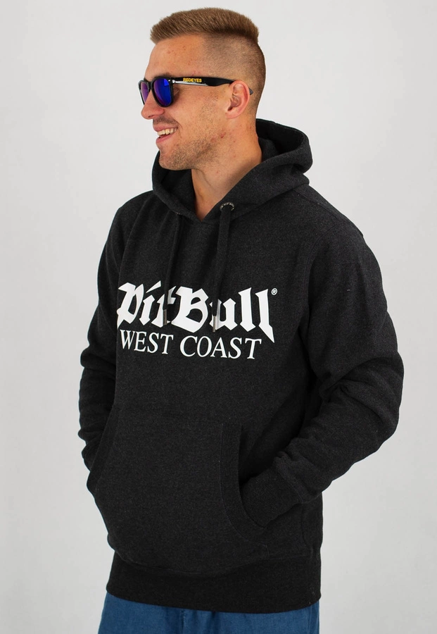 Bluza Pit Bull Old Logo grafitowa