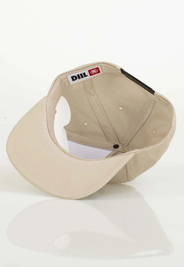 Czapka Snapback Diil Wear beżowo czarna