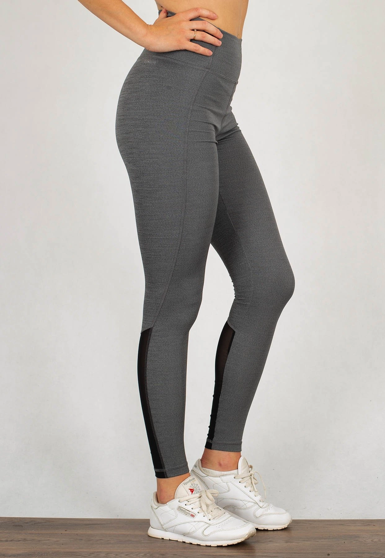 Legginsy Adidas Women D2M Logo High Rise Long Tight DU2300 szare