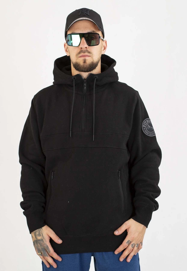 Bluza Pit Bull Z Kapturem Gibson czarno czarna