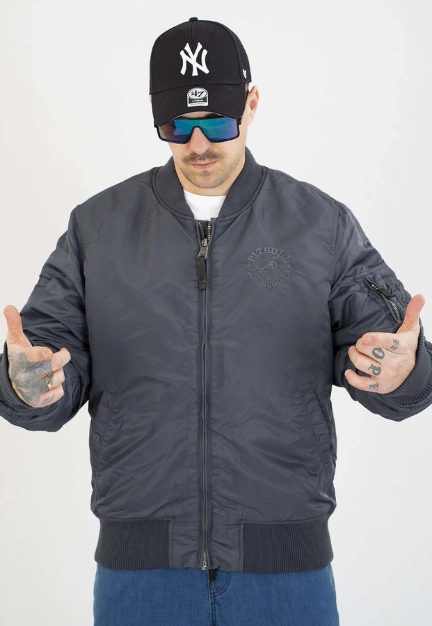 Kurtka Pit Bull Przejściowa Hacket Washed graphite