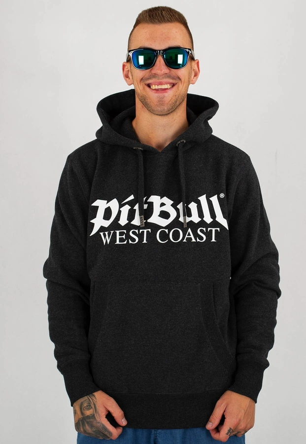 Bluza Pit Bull Old Logo grafitowa