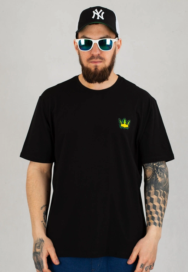 T-shirt Jigga Wear Wide Tee czarno zielony
