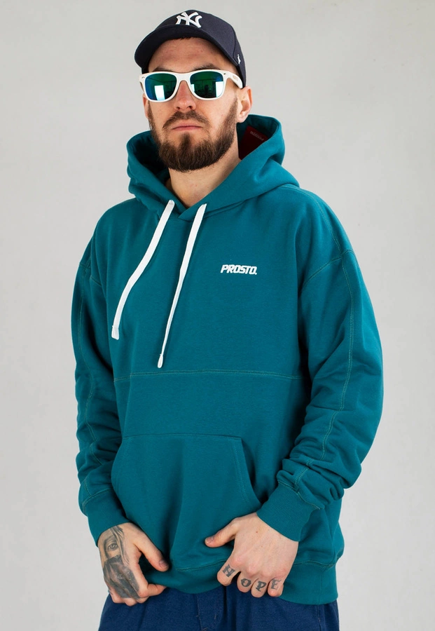 Bluza Prosto Hoodie Nice turkusowa