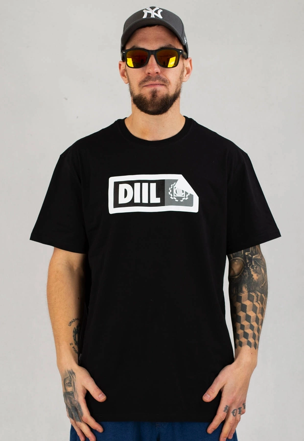 T-shirt Diil Sticker czarny