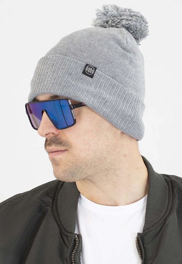 Czapka Zimowa Pit Bull Bubble Small Logo II grey melange