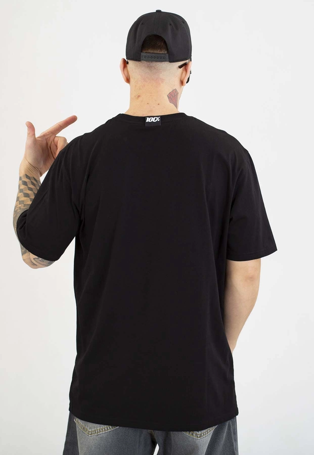 T-shirt Stoprocent Haftbark czarno biały