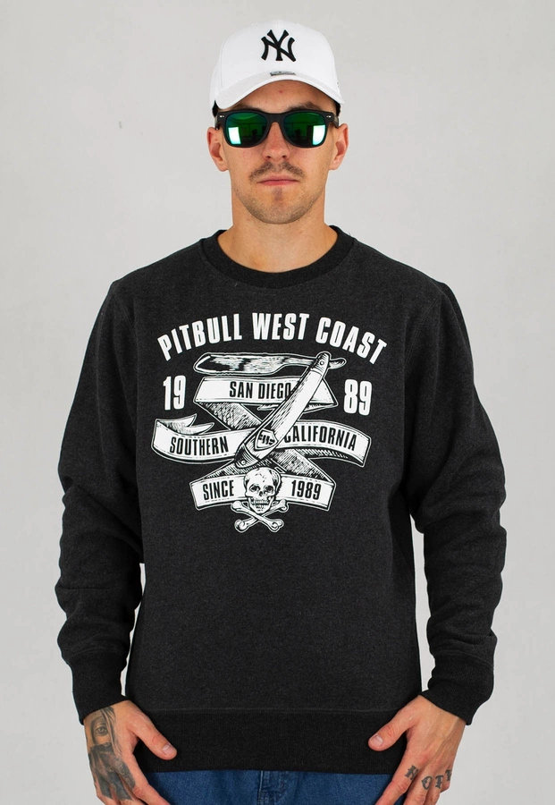 Bluza Pit Bull Oldschool Razor grafitowa