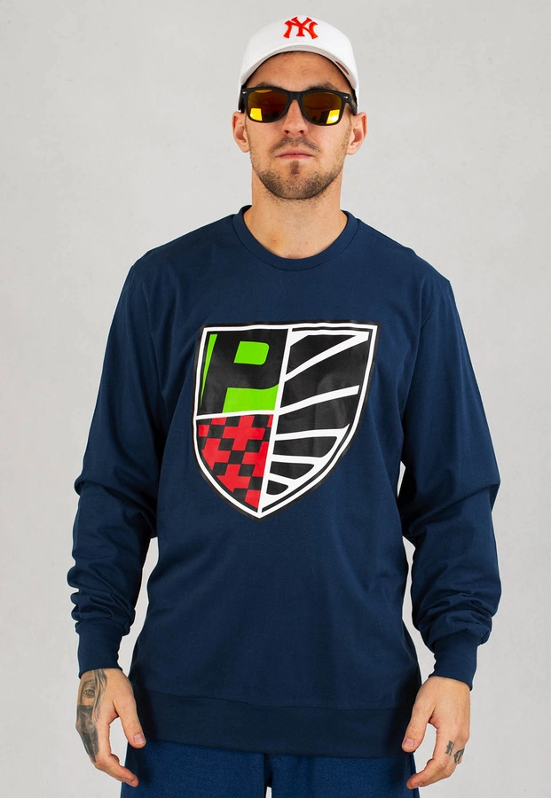 Longsleeve Prosto Inzide granatowy