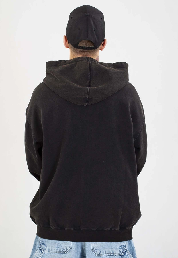 Bluza Prosto Z kapturem ZIP Team washed black