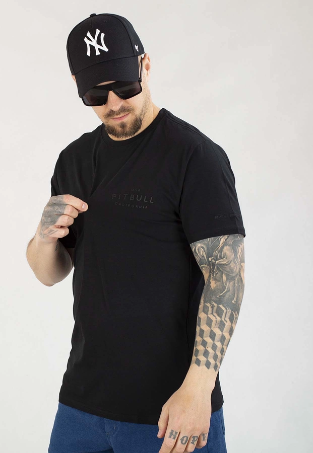 T-shirt Pit Bull Slim Fit USA Cal 140 black