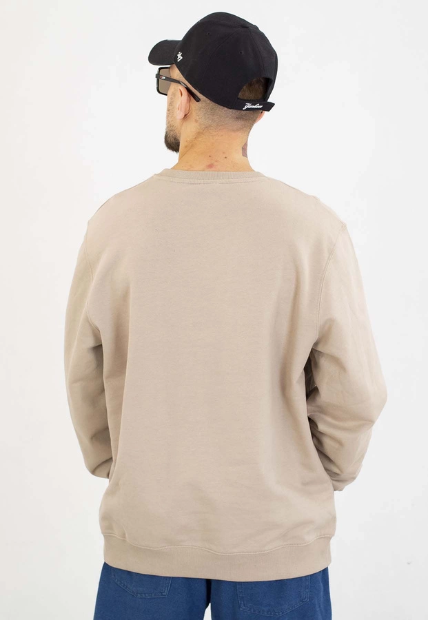 Bluza Prosto Bez Kaptura Infinity Logo beżowa