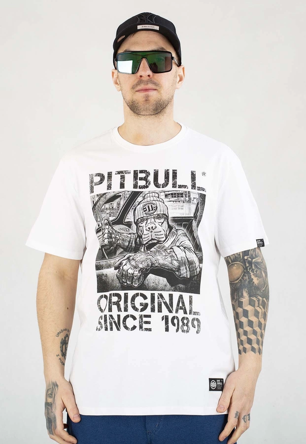 T-shirt Pit Bull 170 Drive white