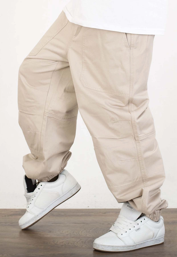 Spodnie Prosto Jogger Jeans Baggy Slate beżowe