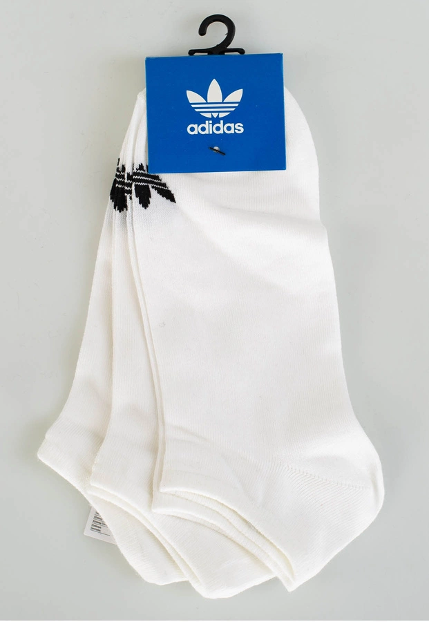 Skiety Adidas Trefoil Liner S20273 3 Pack białe