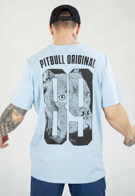 T-shirt Pit Bull Eighty Nine Dog light blue