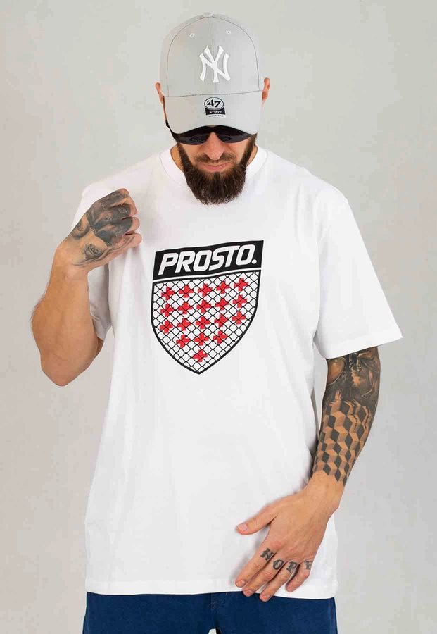 T-shirt Prosto Tripad biały