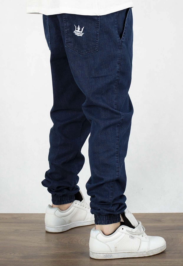 Spodnie Jigga Wear Crown Jogger Jeans blue