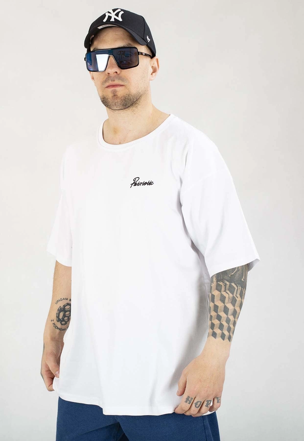 T-shirt Patriotic Baggy Keep It biały