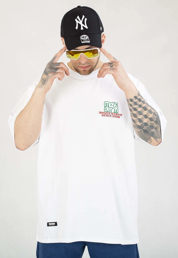 T-shirt Mass Casino biały