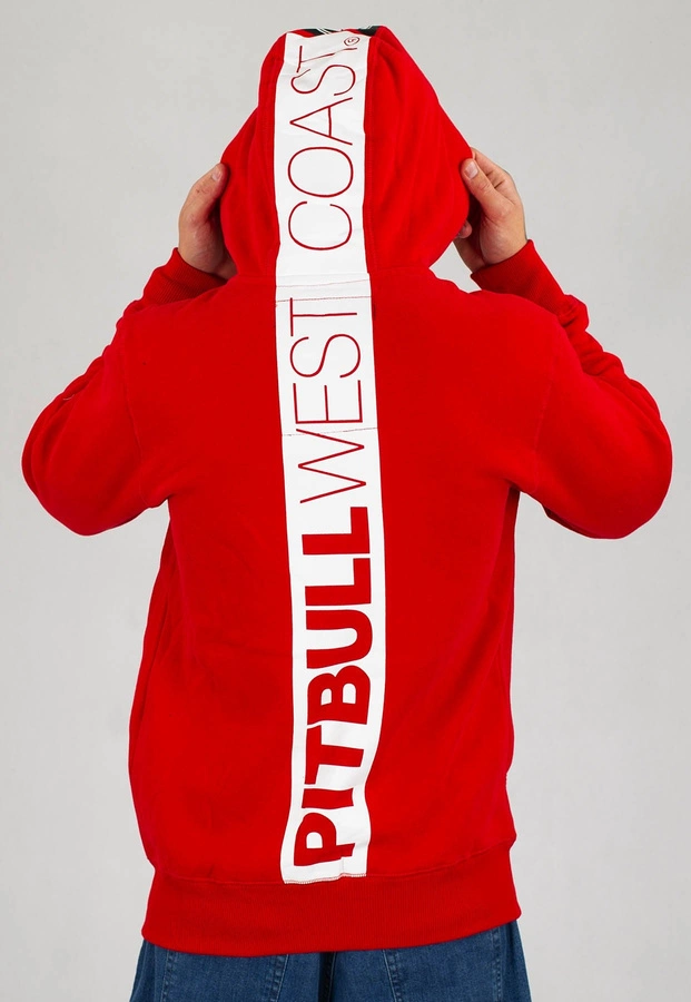 Bluza Pit Bull Zip Hilltop 2 czerwona