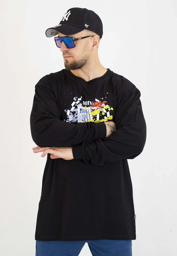Longsleeve Diil Splash czarny