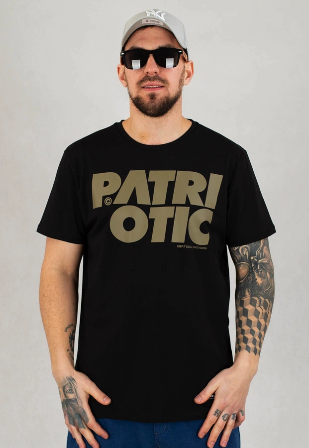 T-shirt Patriotic CLS czarno złoty