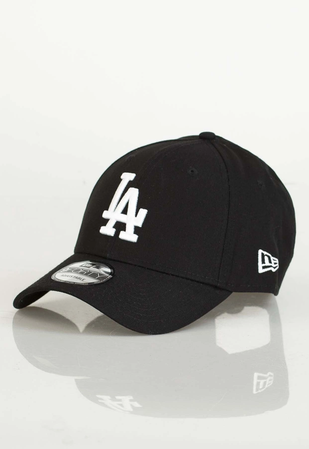 Czapka Full Cap New Era League Essential 9FORTY® Los Angeles Dodgers 11405493 czarno biała