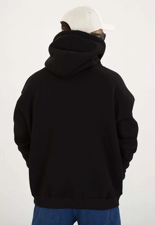Bluza Jigga Wear Z Kapturem Baggy College czarna