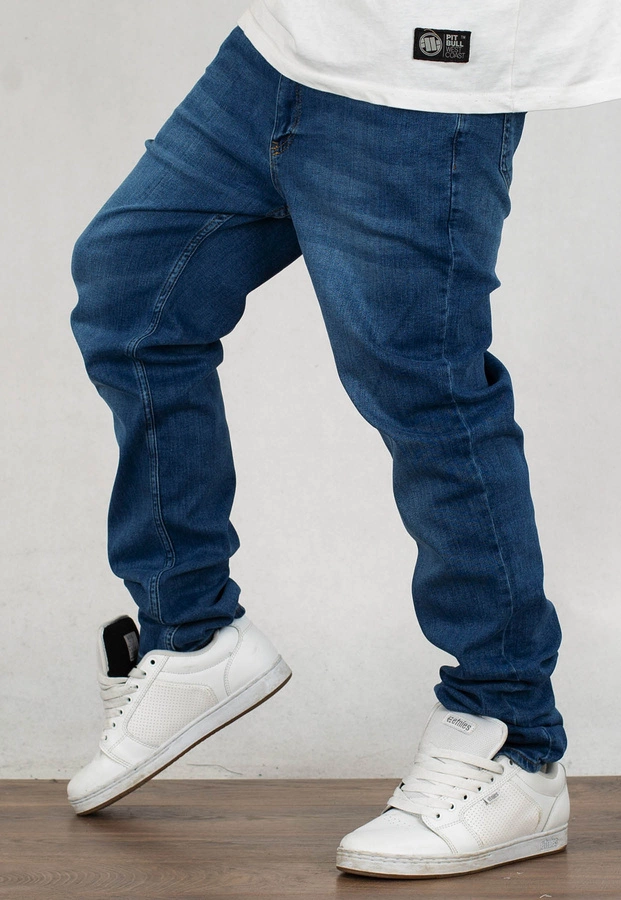 OUTLET Spodnie Croll Slim Jeans 6147 blue