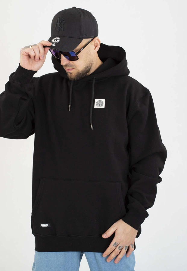 Bluza Mass Z Kapturem Patch czarna