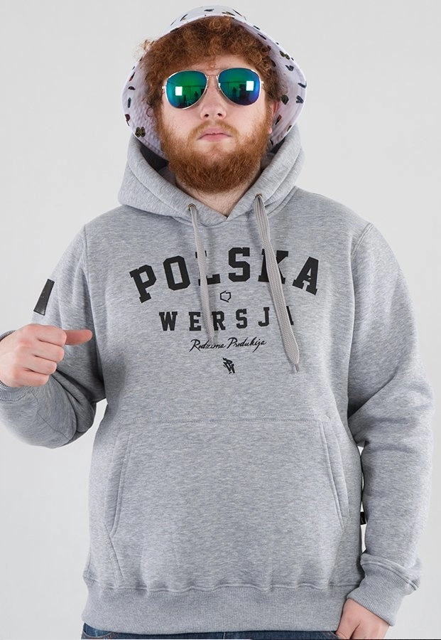 Bluza Polska Wersja PW Rodzima Produkcja szara