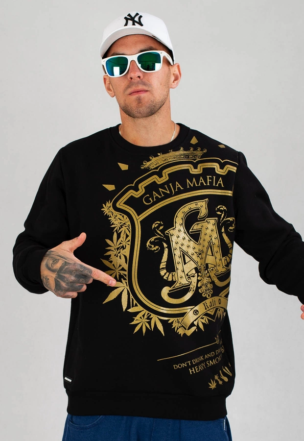 Bluza Ganja Mafia Herb Big czarna