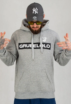 Bluza Grube Lolo Napis Grube Lolo szara