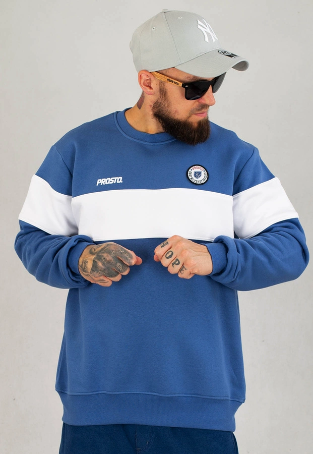 Bluza Prosto Bez Kaptura Insertio niebieska