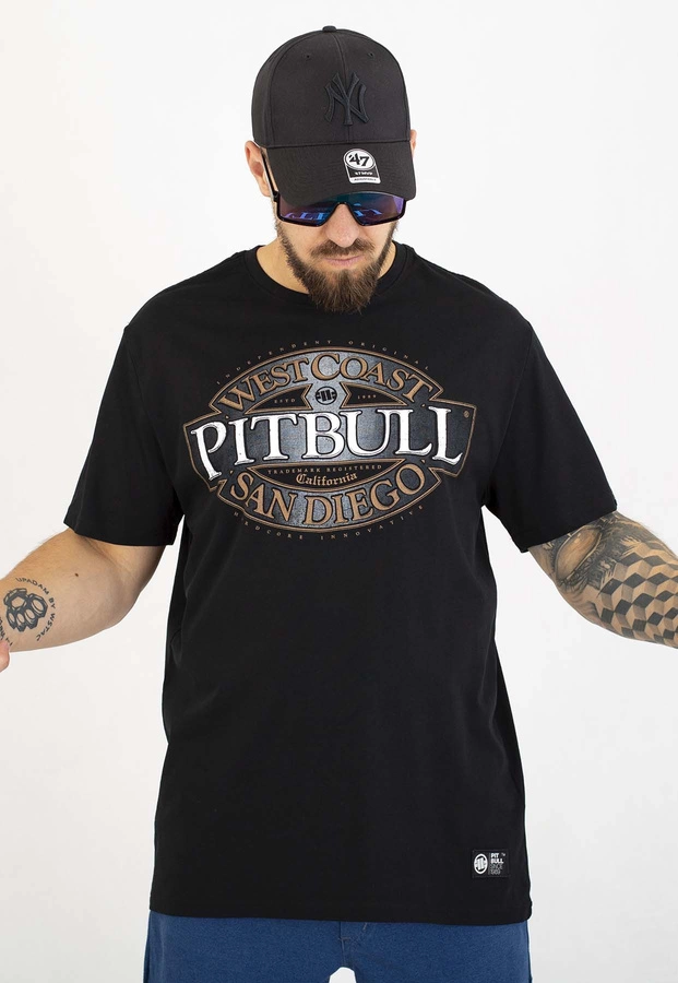 T-shirt Pit Bull Tommy Gun czarny