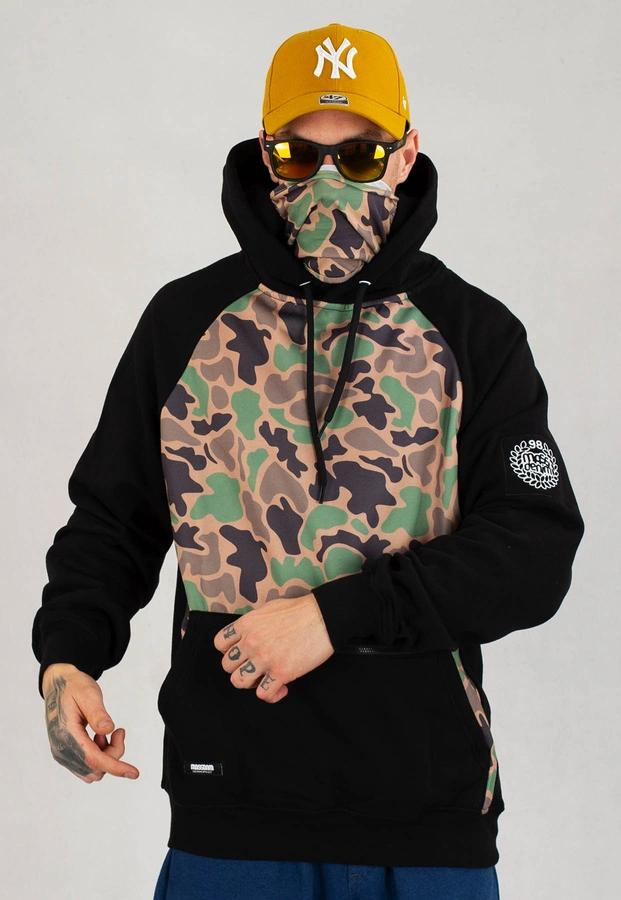 Bluza Mass Berg czarna camo