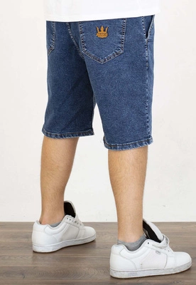 Spodenki Jigga Wear Baggy Crown Dark Blue Gold