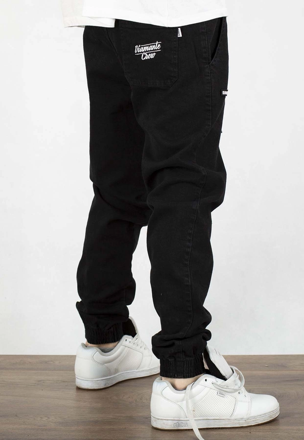 Spodnie Diamante Wear Jogger Crew  Unisex czarny jeans