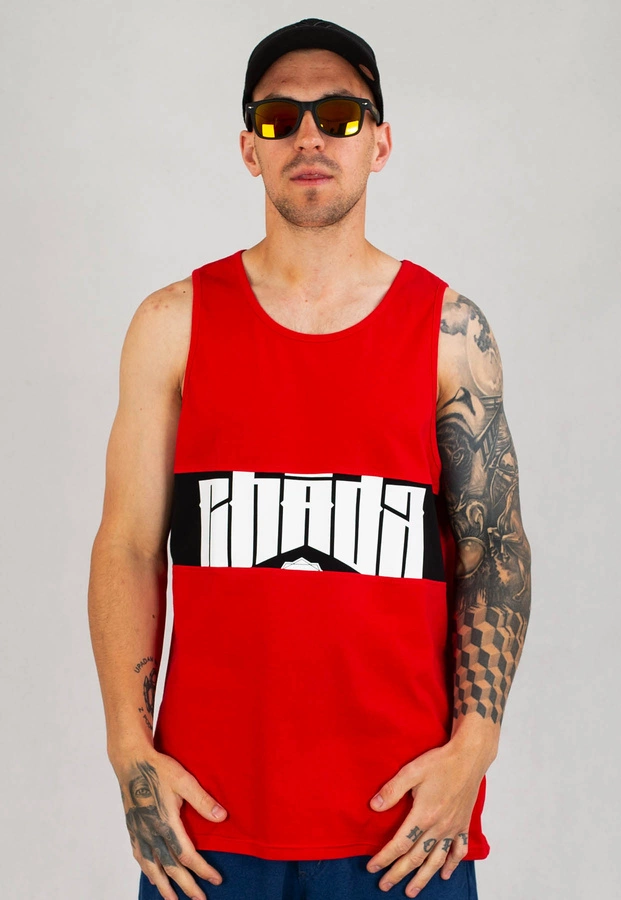 Tank Chada Cut czerwony
